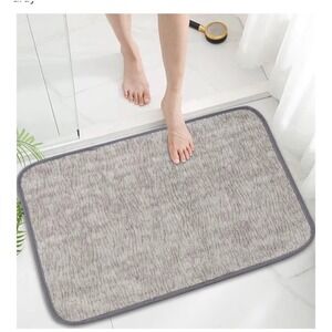 Bath Mat 36x24 Non-Slip Absorbent Bathroom Rug.